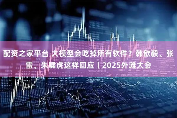 配资之家平台 大模型会吃掉所有软件？韩歆毅、张雷、朱啸虎这样回应丨2025外滩大会