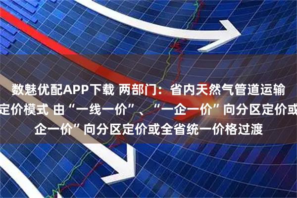 数魅优配APP下载 两部门：省内天然气管道运输价格应当实行统一定价模式 由“一线一价”、“一企一价”向分区定价或全省统一价格过渡